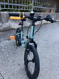 14” green tropical btwin