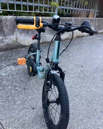 14” green tropical btwin