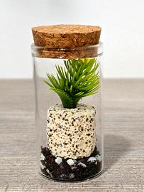 Mini terrarium fatto a mano pezzo unico 