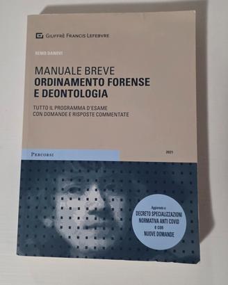 manuale ordinamento forense 