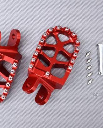Poggiapiedi KAWASAKI KLX 300 R / 650 1993 24 Rosso