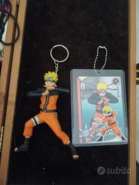 portachiavi Naruto + segnalibro con carta naruto