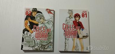 Cells At Work! Vol. #1 e 2 Sconto 23,5% 1a Ed. Ita