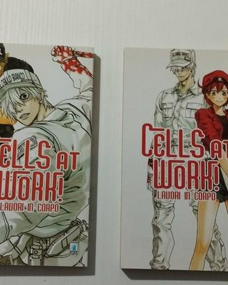 Cells At Work! Vol. #1 e 2 Sconto 23,5% 1a Ed. Ita
