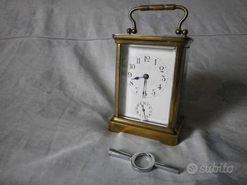 OROLOGIO PENDULE d'Officier -Metà '800 Funzionante