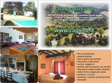 Casa Vacanza Ca Piero con piscina max.20 person