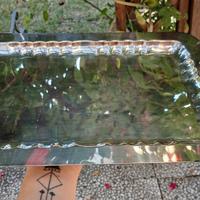 Vassoio Vintage 24k/silver 1000 platinato 