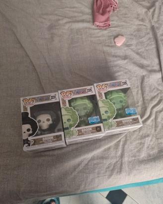3 funko pop brook one piece 