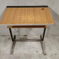 banco scolastico monoposto formica anni 60