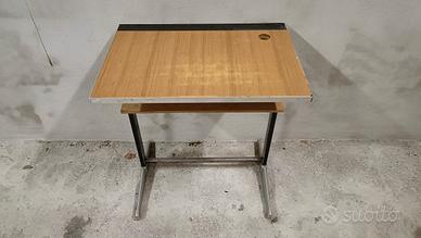 banco scolastico monoposto formica anni 60