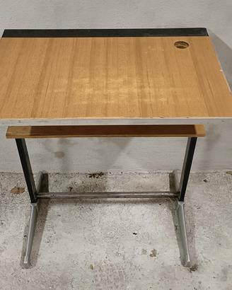 banco scolastico monoposto formica anni 60