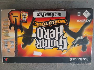 PS2 Guitar Hero World Tour set completo 