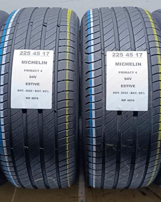 4 GOMME 225 45 17 MICHELIN RIF4819