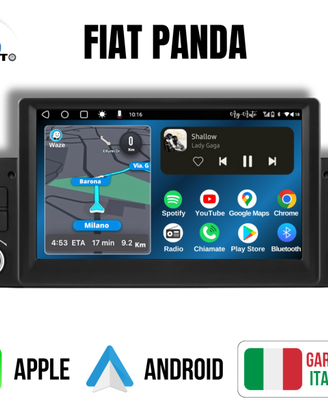 Fiat Panda KIT COMPLETO Autoradio Android 2 din