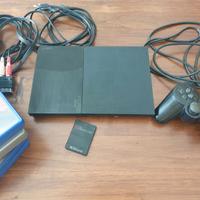 NUOVA PlayStation 2 ps2 + memory card + giochi