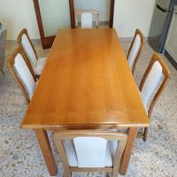 Tavolo legno massello faggio (no sedie)