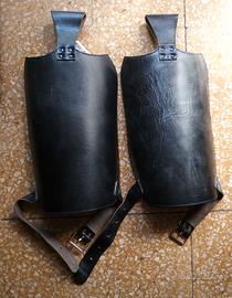 percussioni paragambe da parata in pelle da banda