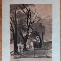 Ferruccio Mataresi  tempera su carta