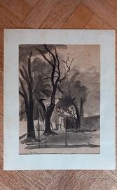 Ferruccio Mataresi  tempera su carta