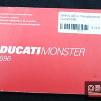 libretto uso e manutenzione Ducati 696