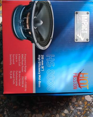 IMPACT HS 8038 mid woofer alta efficenza 20cm