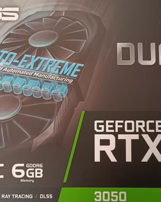Scheda Video RTX 3050 6GB ASUS – Dual Fan 