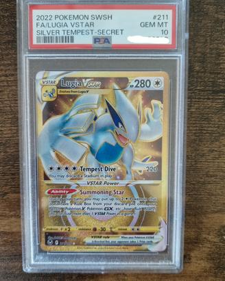 Lugia V star gold PSA 10