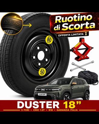 Ruotino di scorta Dacia Duster 2025