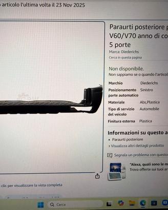 Paraurti posteriore per Pajero Tipo V60/V70