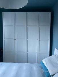 Armadio bianco legno