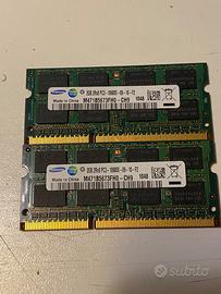 RAM pc3 per notebook