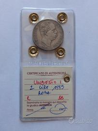 Umberto I 2 lire 1885 bb
