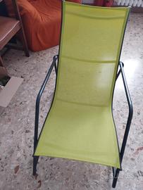 seggiola a ďondolo da giardino 