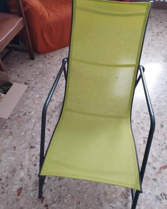 seggiola a ďondolo da giardino 