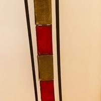 Lampada Etnica Pelle H 180 cm