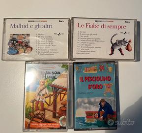 4 audiocassette di fiabe