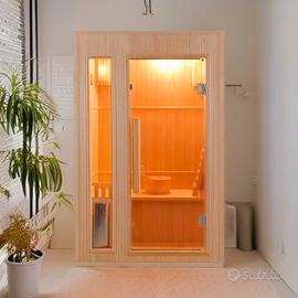 Sauna Finlandese 2 Posti NUOVA – 120x110x190 cm