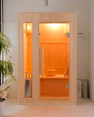 Sauna Finlandese 2 Posti NUOVA – 120x110x190 cm