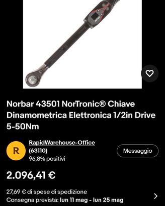 chiave dinamometrica elettronica Norbar