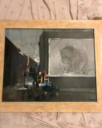 Quadro originale Marco Tamburro – Olio su tela con