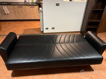 Divano letto + pouf contenitore