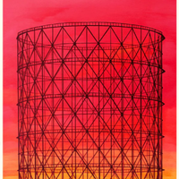 Poster gazometro Mario Reggio