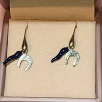Orecchini scaramantici in argento - nuovi