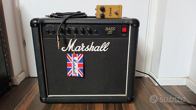 Amplificatore Marshall Bass 20 + 2 pedali omaggio 