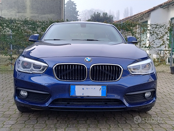 BMW serie 118 D advantage blu metallizzato
