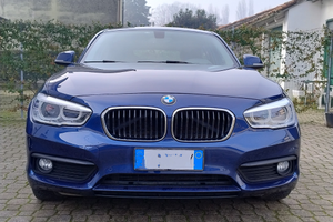 BMW serie 118 D advantage blu metallizzato