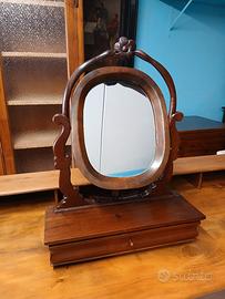 Specchiera da appoggio con cassetto 