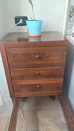 Comodino legno 