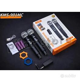 Kit 2 Microfoni wireless professionale a doppio mi