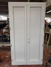 PORTONCINO DI INGRESSO IN LEGNO ALLUMINIO